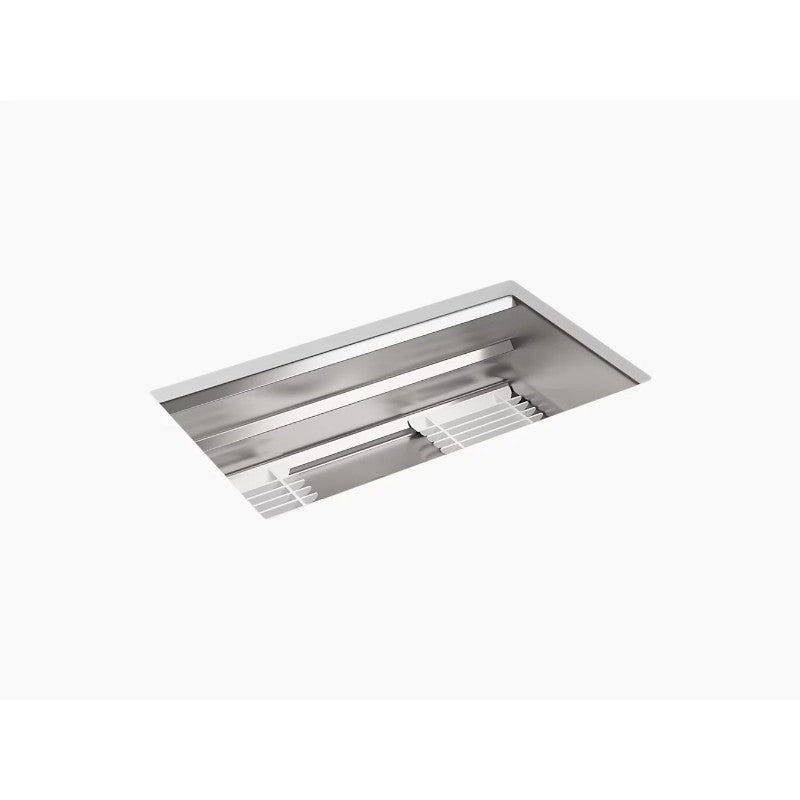 Prolific 17.75' x 31.5' x 10.94' Stainless Steel Single Basin Undermount Kitchen Sink