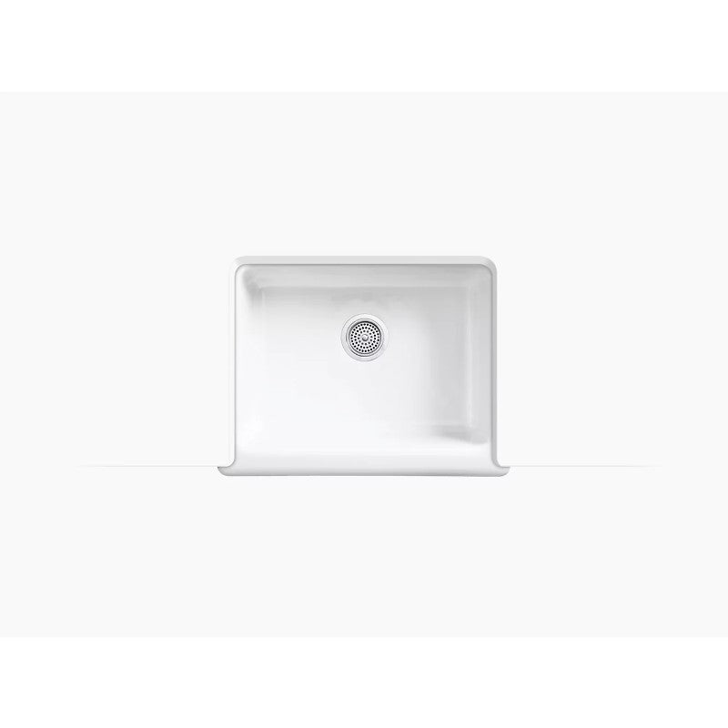 Alcott 22' x 25.25' x 8.63' Fireclay Single Basin Farmhouse Apron Kitchen Sink in White