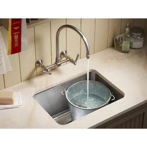 Undertone 17.5' x 23' x 11.63' Stainless Steel Single Basin Undermount Bar Kitchen Sink