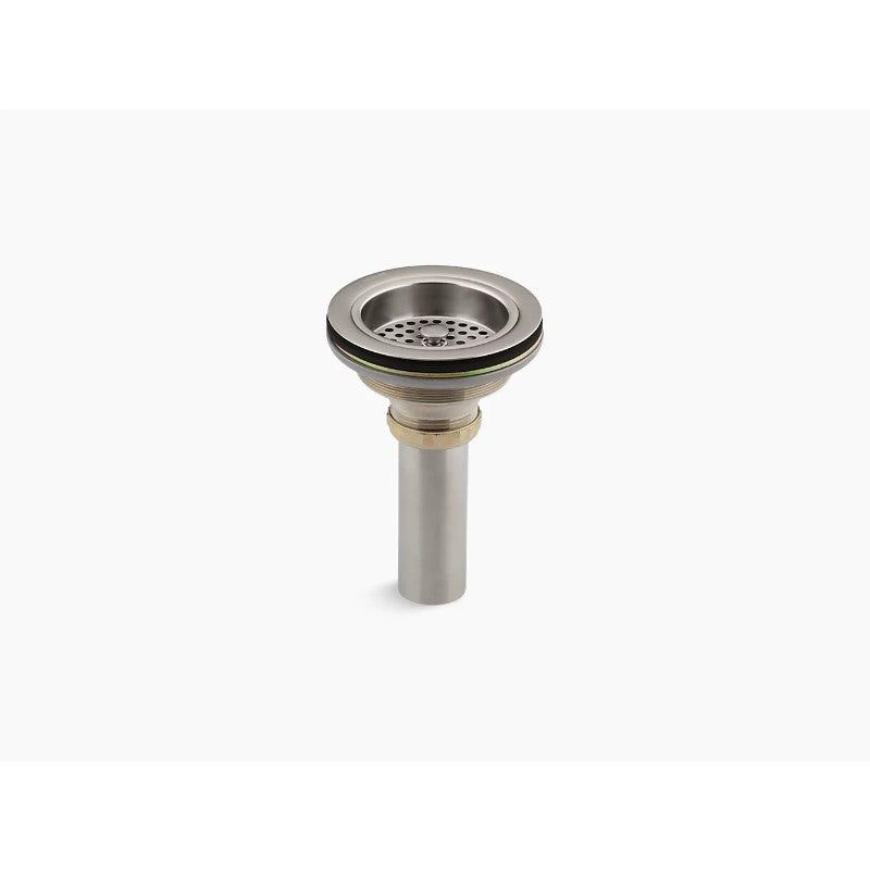 Duostrainer Kitchen Sink Drain Tailpiece in Vibrant Stainless