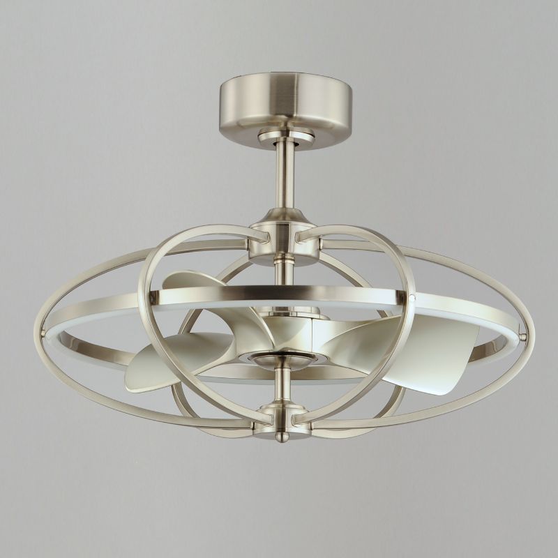 Corona Fan Fandelight with Blades in Satin Nickel