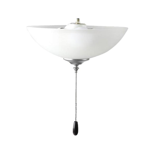 12.5" Ceiling Fan Light Kit in Satin Nickel
