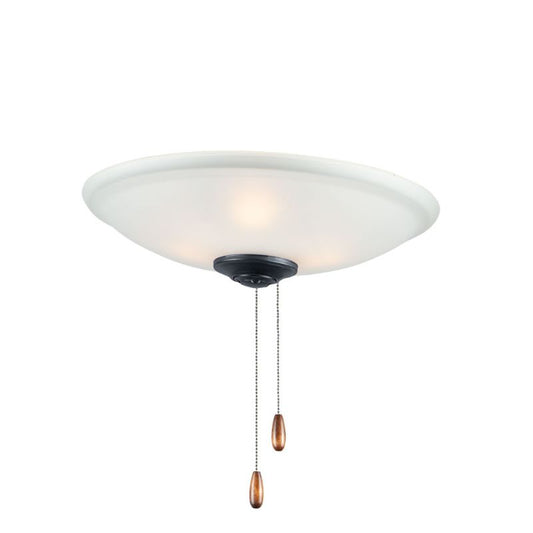 11.75" Ceiling Fan Light Kit in Black