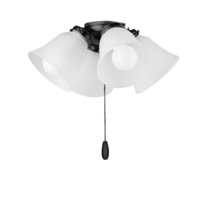 15' Ceiling Fan Light Kit in Black