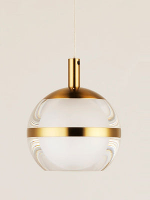 Swank 4.5' Single Light Pendant in Natural Aged Brass