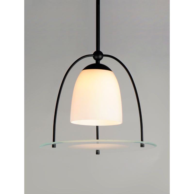 Focal Point 15' Single Light Suspension Pendant in Black