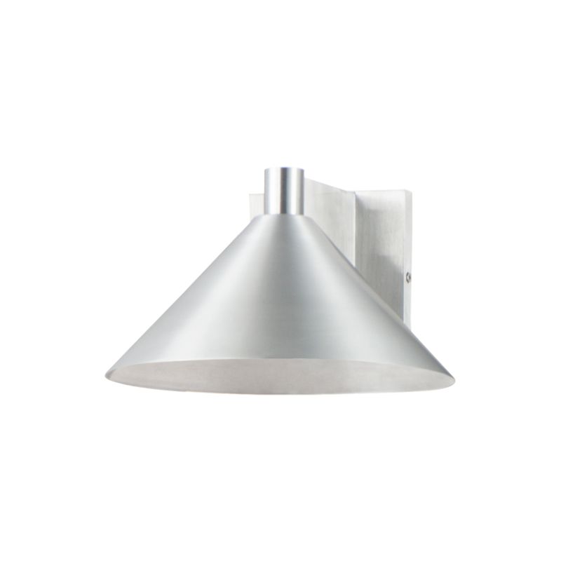 Conoid LED 10' Single Light Outdoor Wall Sconce in Brushed Aluminum