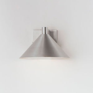 Conoid LED 10' Single Light Outdoor Wall Sconce in Brushed Aluminum