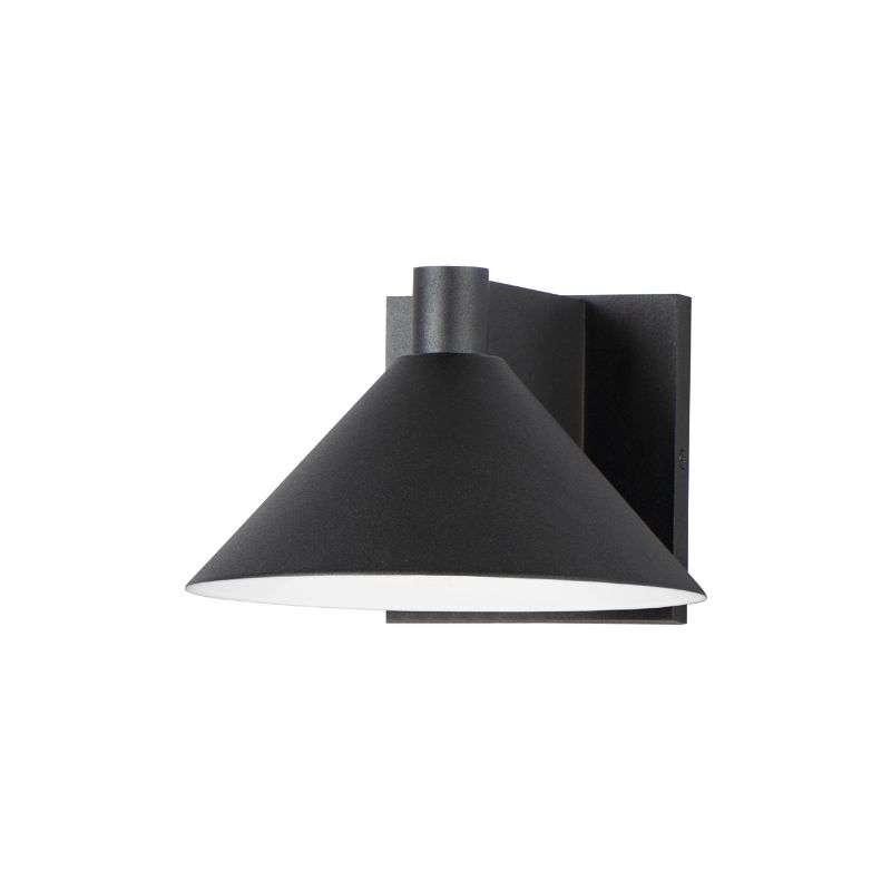 Conoid LED 8' Single Light Outdoor Wall Sconce in Black