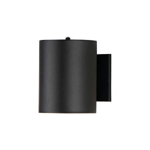 Outpost 5' Single 12 W Light Outdoor Wall Sconce in Black
