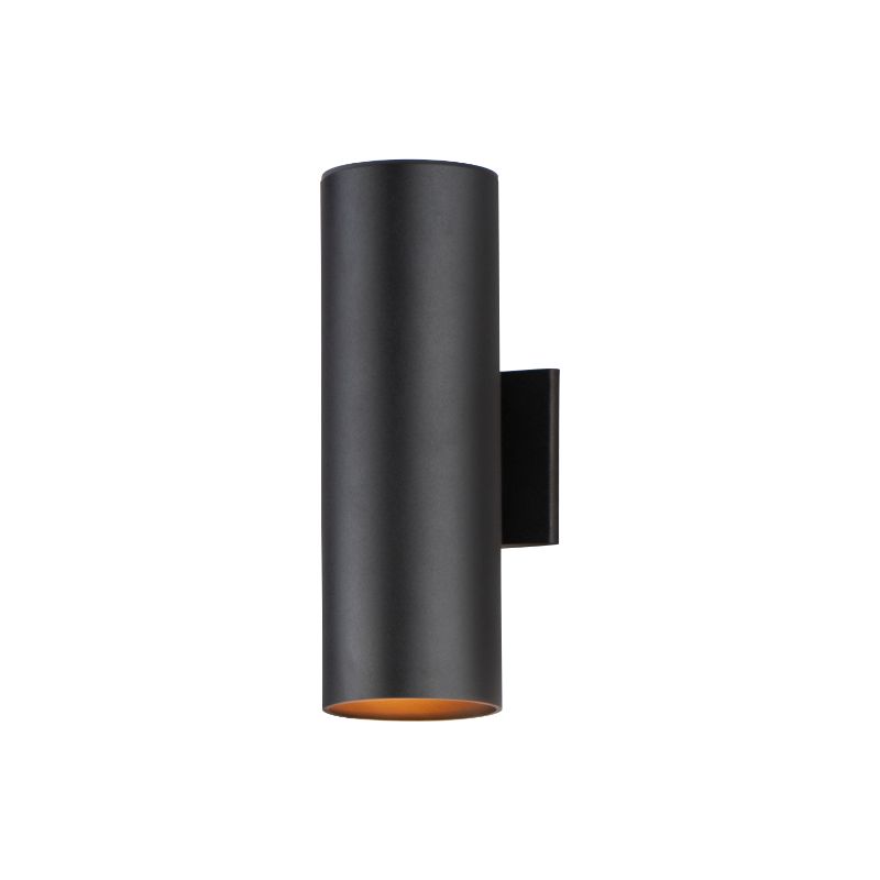 Outpost 15' 2 Light Outdoor Wall Sconce in Black
