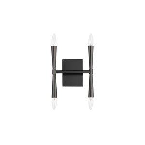 Rome 11.75' 4 Light Wall Sconce in Black