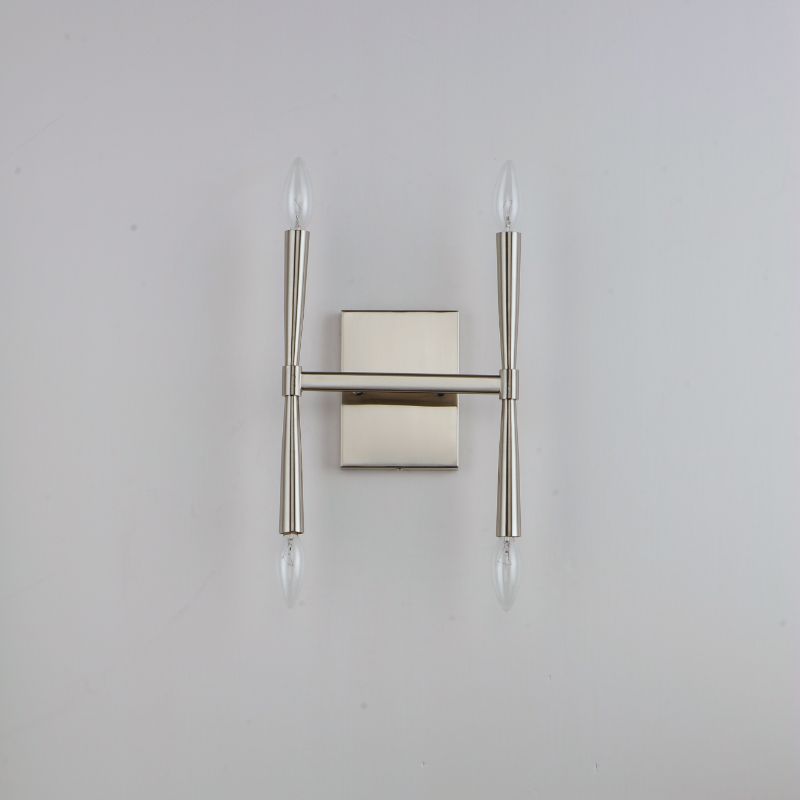 Rome 11.75' 4 Light Wall Sconce in Satin Nickel