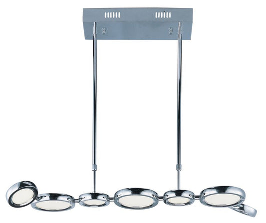 Timbale 15.5" 7 Light Multi-Light Pendant in Polished Chrome