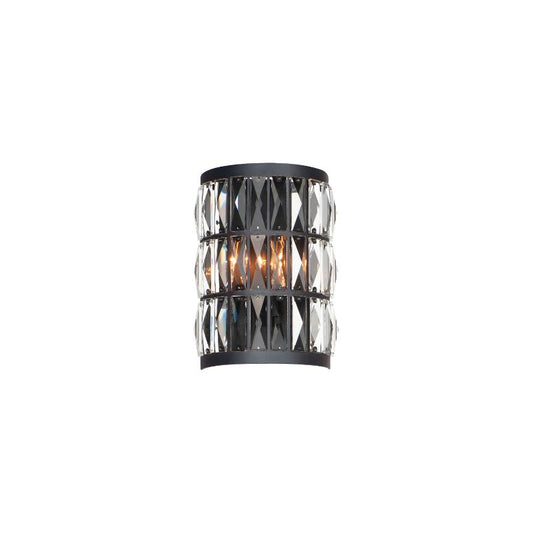 Madeline 10.75" 2 Light Wall Sconce in Black