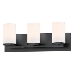 Lateral 24' 3 Light Bath Vanity Light in Black