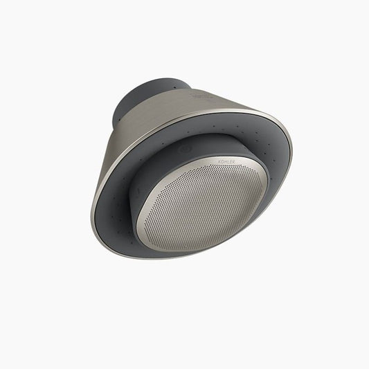 Moxie 2.5 gpm Bluetooth Showerhead Speaker in Vibrant Brushed Nickel