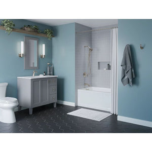 Archer 60' x 32' x 19' Left Drain Alcove Bathtub in White