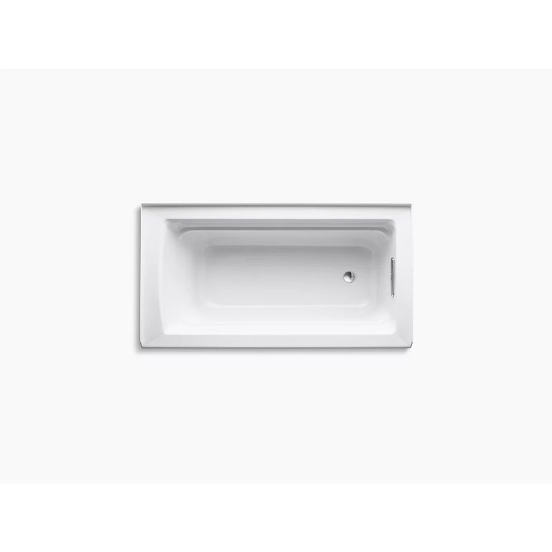 Archer 60' x 32' x 19' Right Drain Alcove Bathtub in White