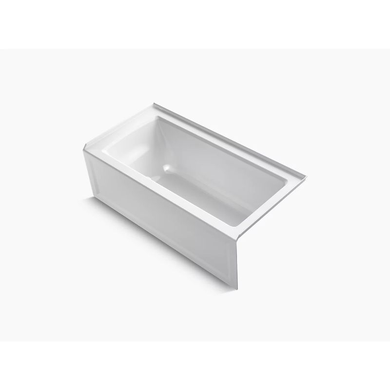 Archer 60' x 30' x 19' Right Drain Alcove Bathtub in White