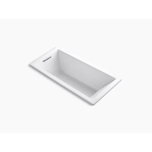 Underscore Rectangle 66' x 32' x 22' Drop-In Bathtub in White