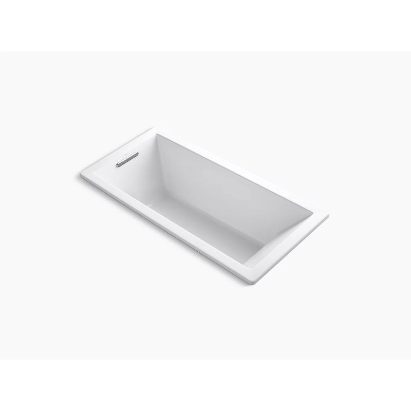 Underscore Rectangle 66' x 32' x 22' Drop-In Bathtub in White