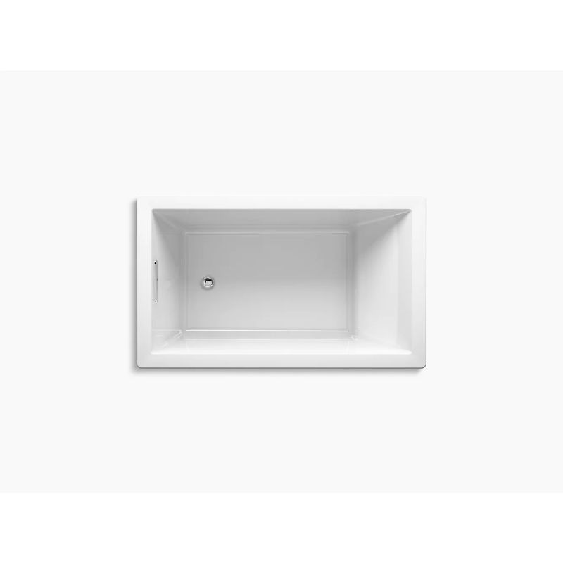 Underscore Rectangle 60' x 36' x 21' Drop-In Bathtub in White