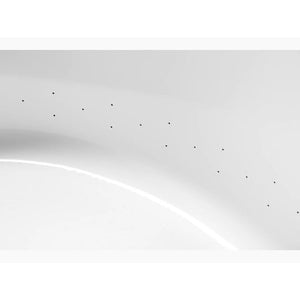 Sunstruck 65.81' x 36' x 24.5' Freestanding Jetted Bathtub in White