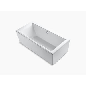 Stargaze 72' x 36.06' x 25.75' Freestanding Bathtub in White