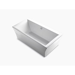 Stargaze 72' x 36' x 25.75' Freestanding Bathtub in White