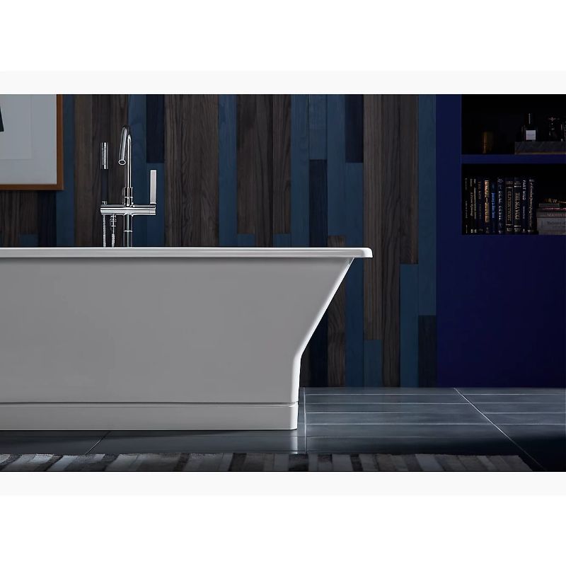 Reve 66.94' x 31.5' x 22.06' Freestanding Bathtub in White