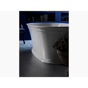 Memoirs 66.19' x 36.19' x 23.75' Freestanding Bathtub in White