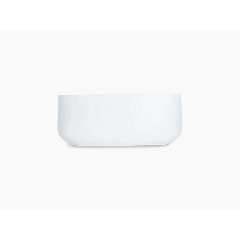 Ceric 59.69' x 28.88' x 23' Freestanding Bathtub in White