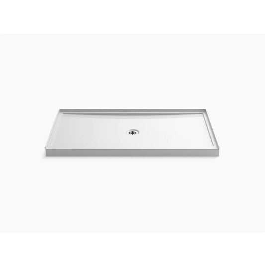 Rely 60" x 34" x 4.19" Shower Base in White
