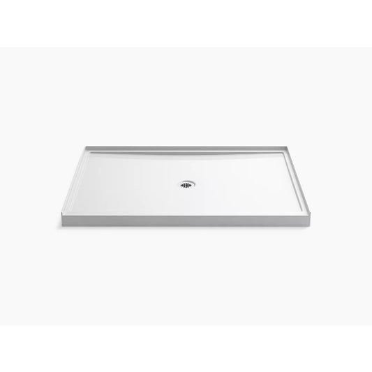 Rely 60" x 42" x 4.25" Shower Base in White