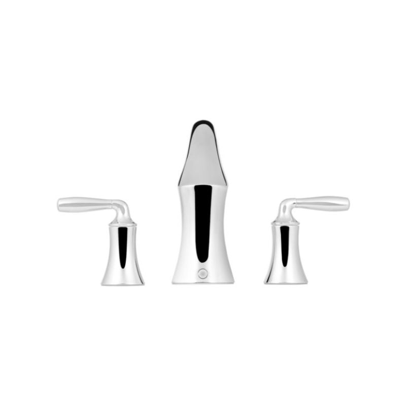 Iyla Two-Handle Roman Bathtub Faucet in Polished Chrome