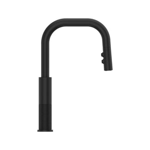Montay Single-Handle Pull-Down Kitchen Faucet in Matte Black