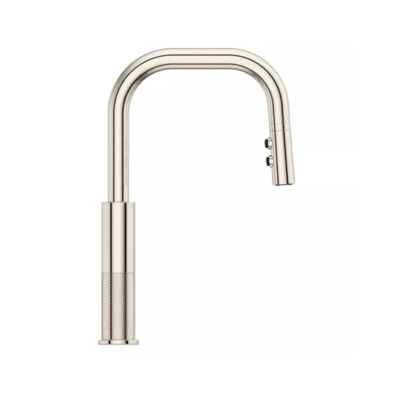Montay Single-Handle Pull-Down Kitchen Faucet in Polished Nickel