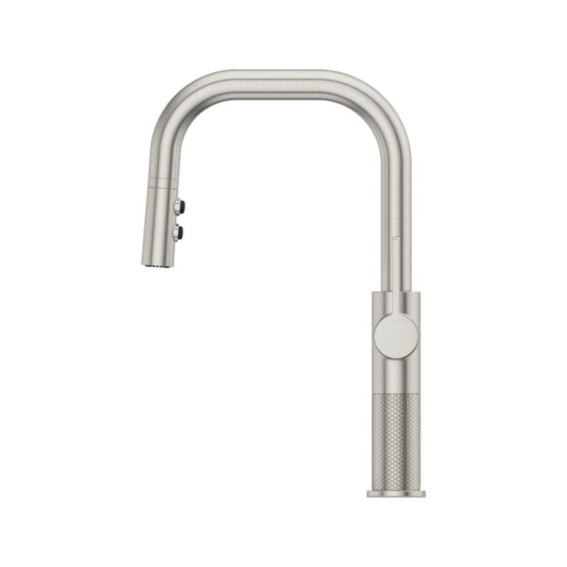 Montay Single-Handle Pull-Down Kitchen Faucet in Stainless Steel