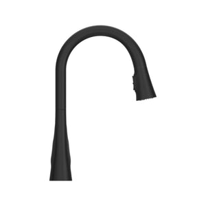 Norden Single-Handle Pull-Down Kitchen Faucet in Matte Black