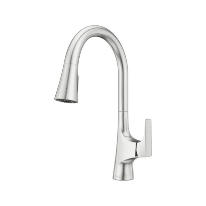 Norden Single-Handle Pull-Down Kitchen Faucet in Stainless Steel