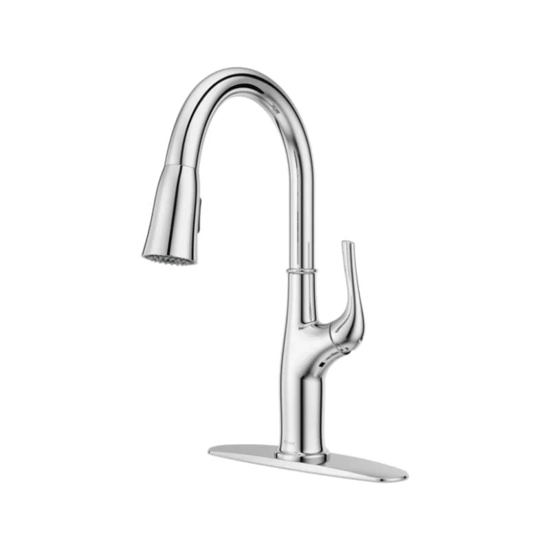 Highbury Pull-Down Kitchen Faucet in Polished Chrome