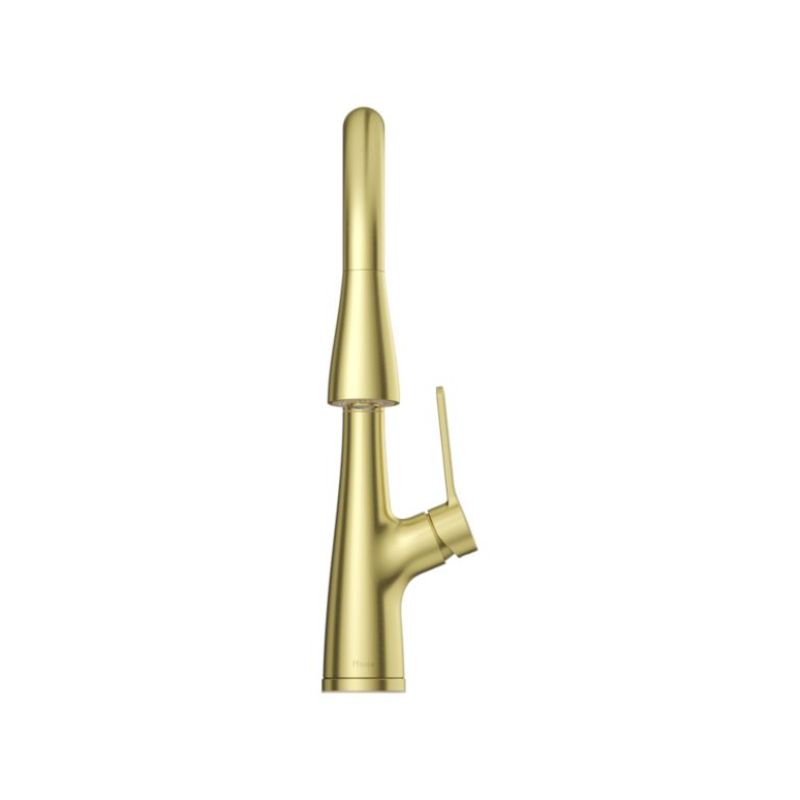 Neera Pull-Down Kitchen Faucet in Brushed Gold