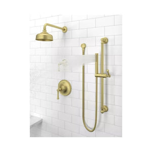 Tisbury Hand Shower with Slide Bar in Brushed Gold