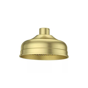Tisbury Showerhead in Brushed Gold