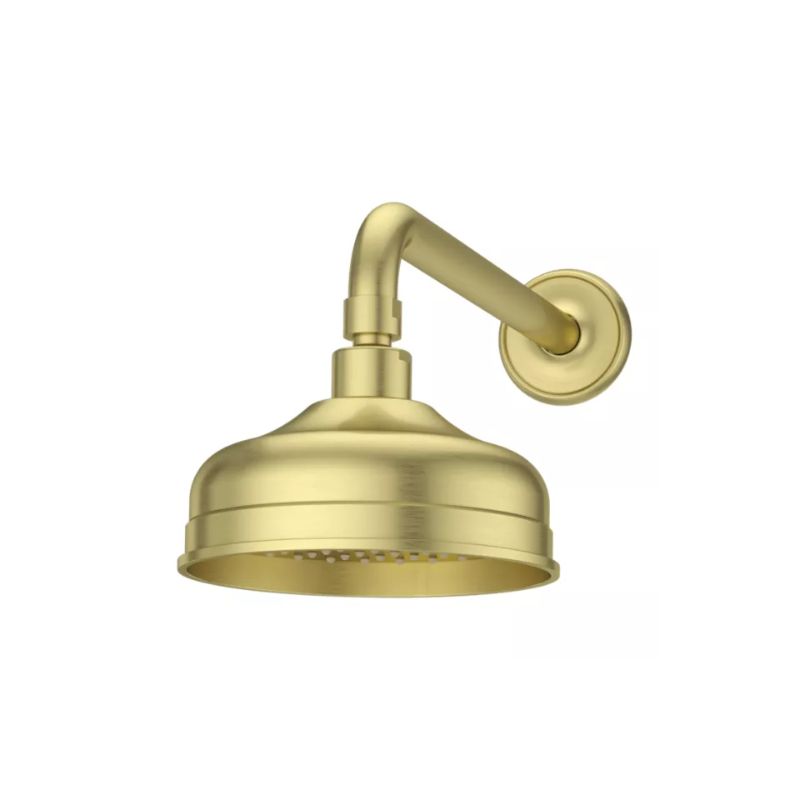 Tisbury Showerhead in Brushed Gold