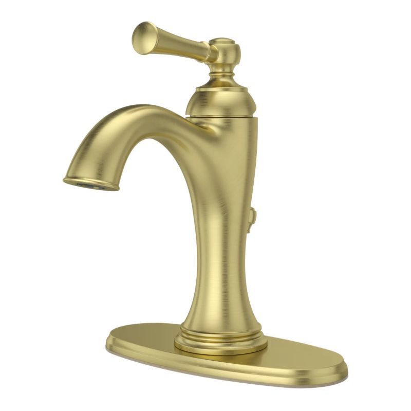 Tisbury Single-Handle Bathroom Faucets In Brushed Gold