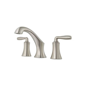Iyla Widespread Two-Handle Bathroom Faucets In Brushed Nickel