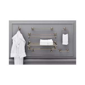 Tisbury 9.47' Round-Bar Toilet Paper Holder in Polished Nickel