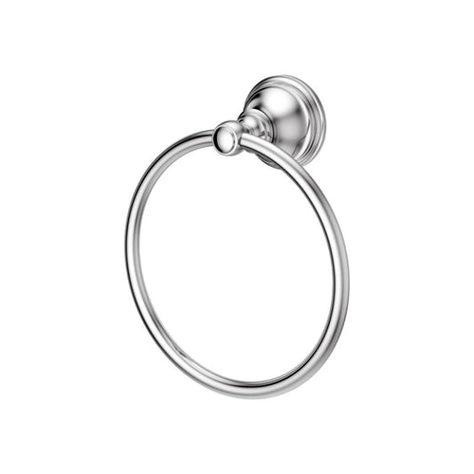 Tisbury 6.19" Round Towel Ring in Polished Chrome